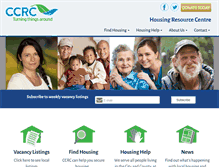 Tablet Screenshot of housingpeterborough.com
